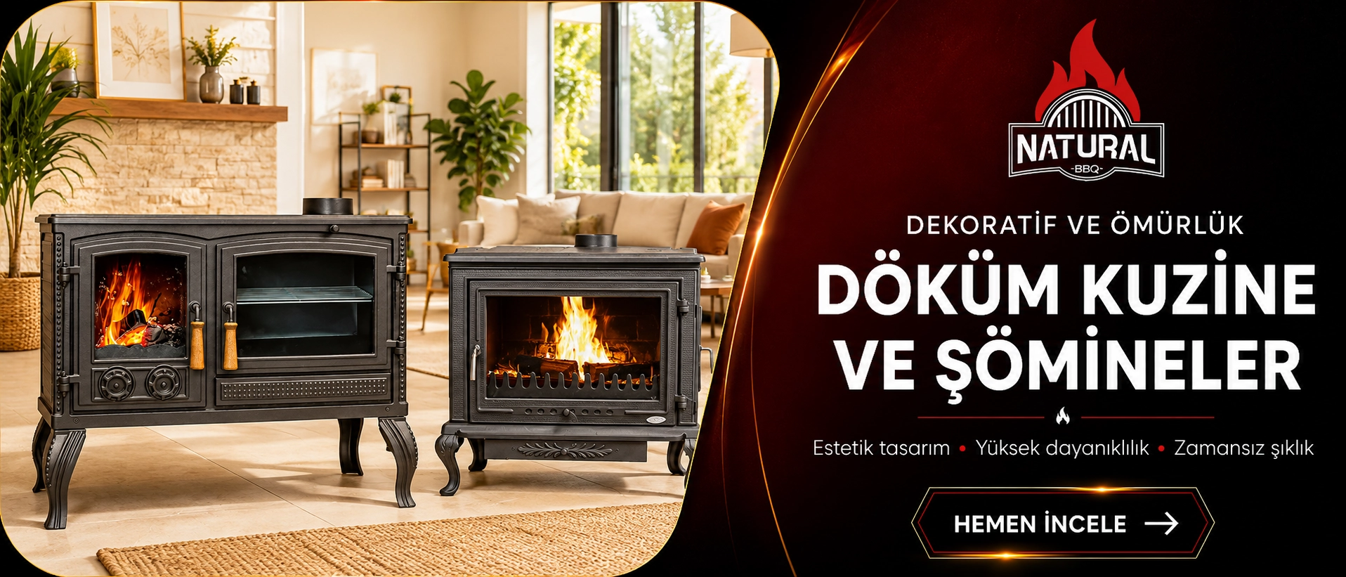 Konya Barbekü Kuzine Soba Şömine